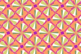 Geometric Star Seamless Textile Pattern