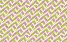 Pastel Geometric Chevron Fusion Print