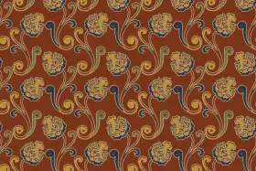 Traditional Paisley Vine Textile Pattern Kit – Jaal , Buti & Border Pack