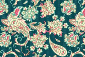 Mughal Royal Paisley Floral Textile Pattern