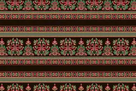 Sanganeri Floral Vine Seamless Textile Pattern