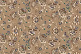 Traditional Floral Jaal & Border Seamless Textile Pattern Set