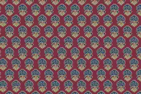 Traditional Butta Seamless Textile Pattern