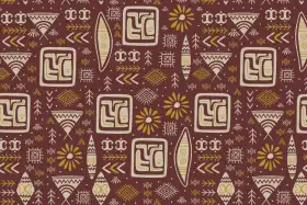 Warli Tribal Folk Seamless Textile Pattern
