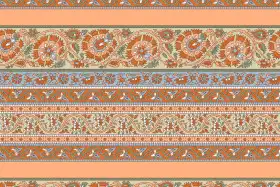 Ethnic Floral Textile Pattern Kit –  Buti , Border & Dupatta Pack